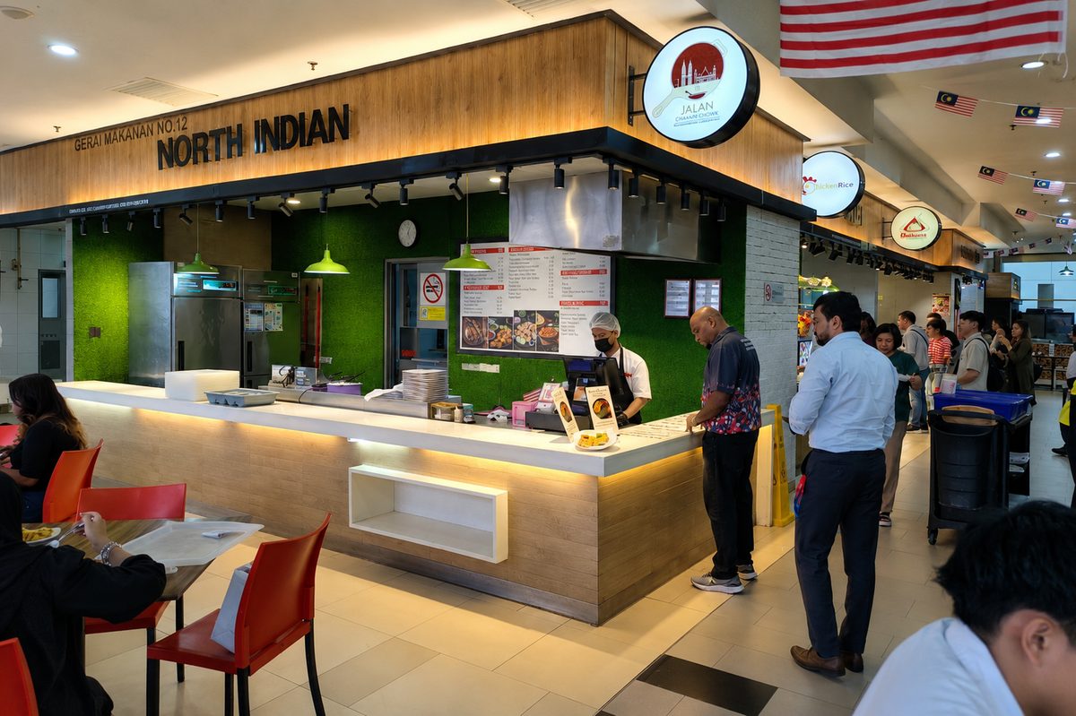 Jalan Chandni Chowk North Indian stall (Lot 12), NU Sentral food court, Brickfields Kuala Lumpur
